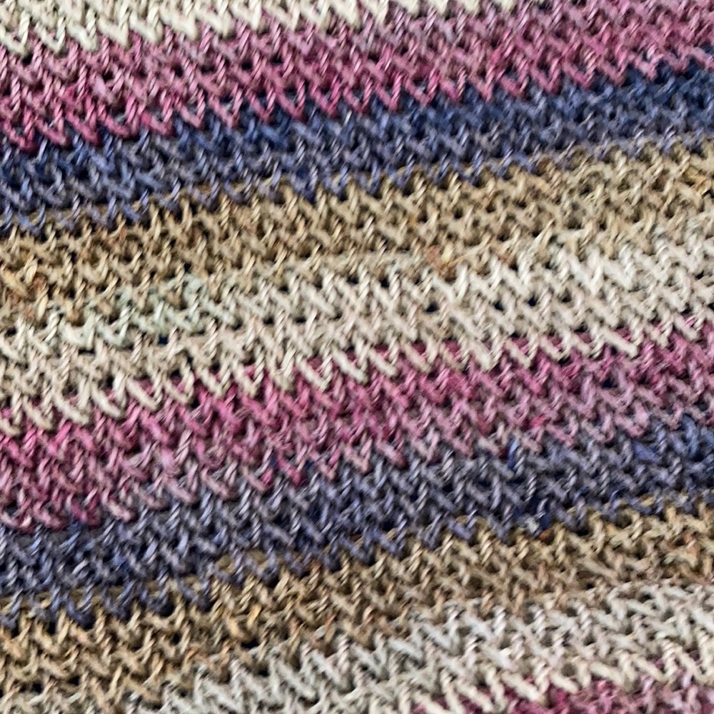 Large rattan multicolored purse - Picture 3 of 5